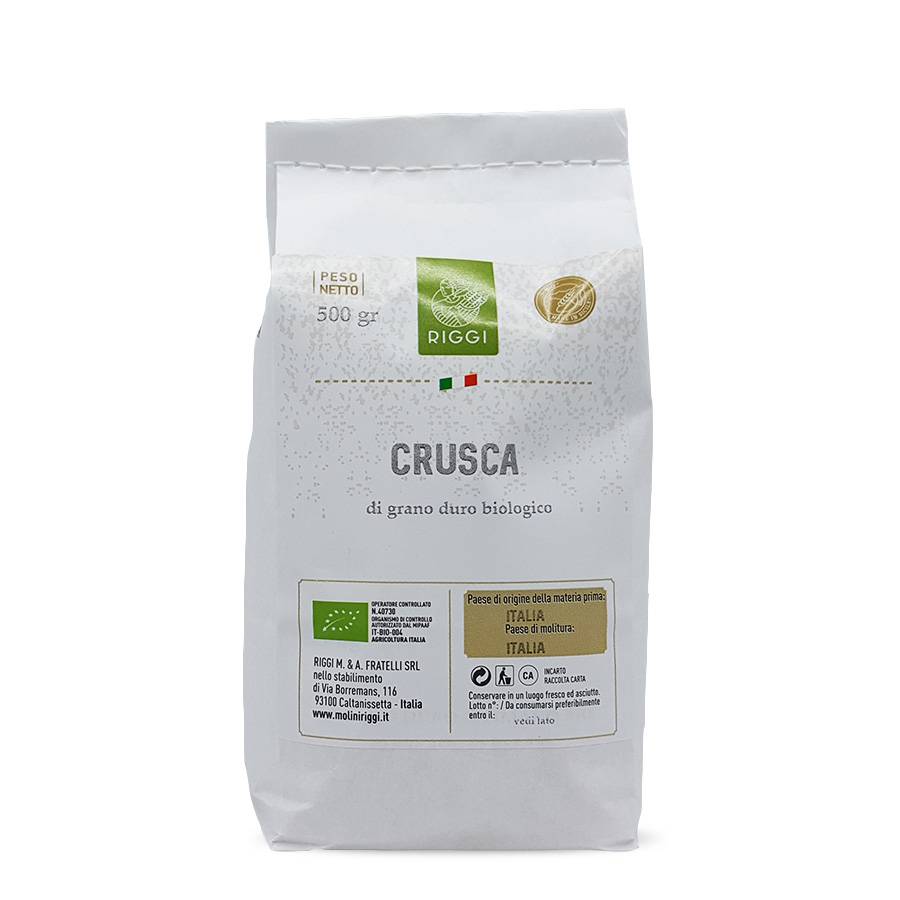Crusca alimentare di grano duro BIO